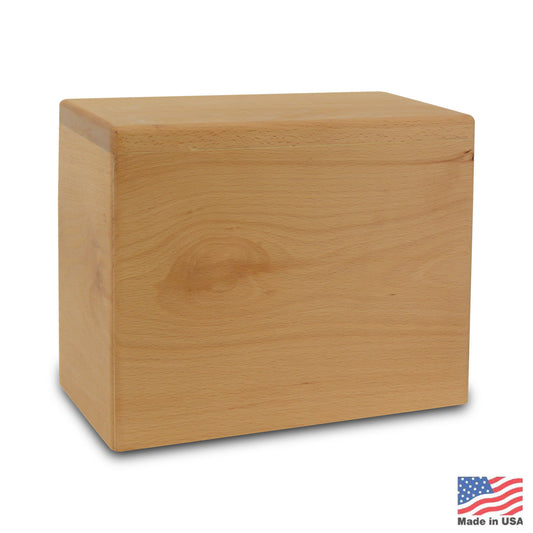 Mitchell Oak Wood Urn