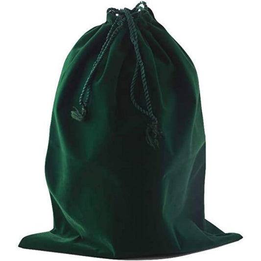 Velvet Green Bag Urn  5" x 7"